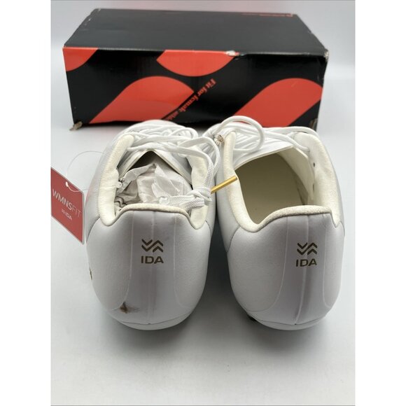 IDA Classica Womens Leather Soccer Cleats Size 7 White Futbol Multi Ground - Picture 7 of 15